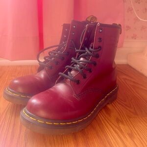 Maroon Red Doc Martens 🍒 Dr Martens